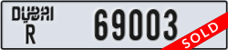dubai - code - R - number -69003