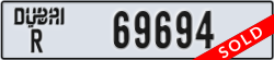 dubai - code - R - number -69694