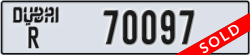 dubai - code - R - number -70097