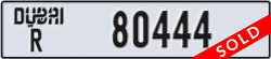 dubai - code - R - number -80444