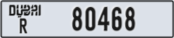 dubai - code - R - number -80468