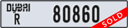 dubai - code - R - number -80860