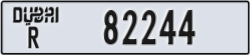 dubai - code - R - number -82244