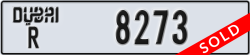 dubai - code - R - number -8273