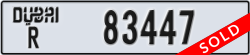 dubai - code - R - number -83447