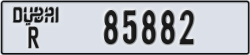 dubai - code - R - number -85882