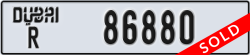 dubai - code - R - number -86880