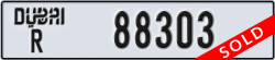 dubai - code - R - number -88303