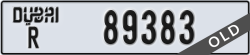 dubai - code - R - number -89383
