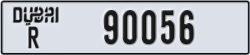 dubai - code - R - number -90056