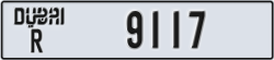 dubai - code - R - number -9038