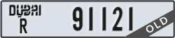 dubai - code - R - number -91121