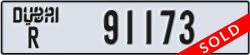 dubai - code - R - number -91173