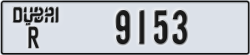 dubai - code - R - number -9153