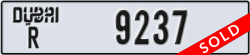 dubai - code - R - number -9237
