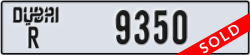 dubai - code - R - number -9350