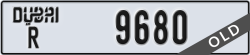 dubai - code - R - number -9680