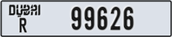 dubai - code - R - number -99626