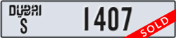 dubai - code - S - number -1407