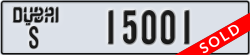 dubai - code - S - number -15001