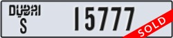 dubai - code - S - number -15777