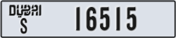 dubai - code - S - number -16515