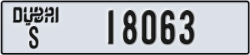 dubai - code - S - number -18063