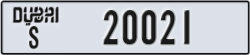 dubai - code - S - number -20021