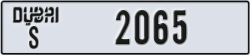 dubai - code - S - number -2065