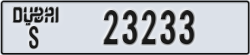 dubai - code - S - number -23233