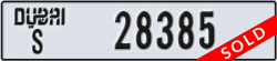 dubai - code - S - number -28385