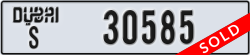 dubai - code - S - number -30585