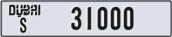 dubai - code - S - number -31000
