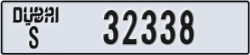 dubai - code - S - number -32338