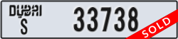 dubai - code - S - number -33738