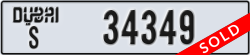 dubai - code - S - number -34349