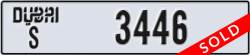 dubai - code - S - number -3446