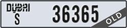 dubai - code - S - number -36365