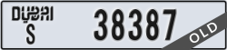 dubai - code - S - number -38387