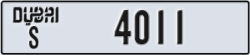 dubai - code - S - number -4011