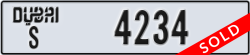 dubai - code - S - number -4234
