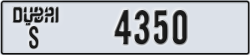 dubai - code - S - number -4350
