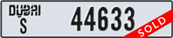 dubai - code - S - number -44633