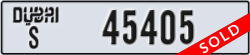 dubai - code - S - number -45405