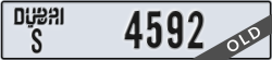 dubai - code - S - number -4592