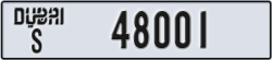 dubai - code - S - number -48001