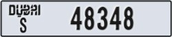 dubai - code - S - number -48348