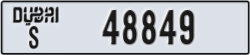 dubai - code - S - number -48770