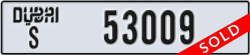 dubai - code - S - number -53009