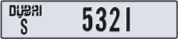 dubai - code - S - number -5321